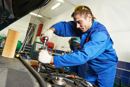 Mechanic At Work | HB Auto & AC